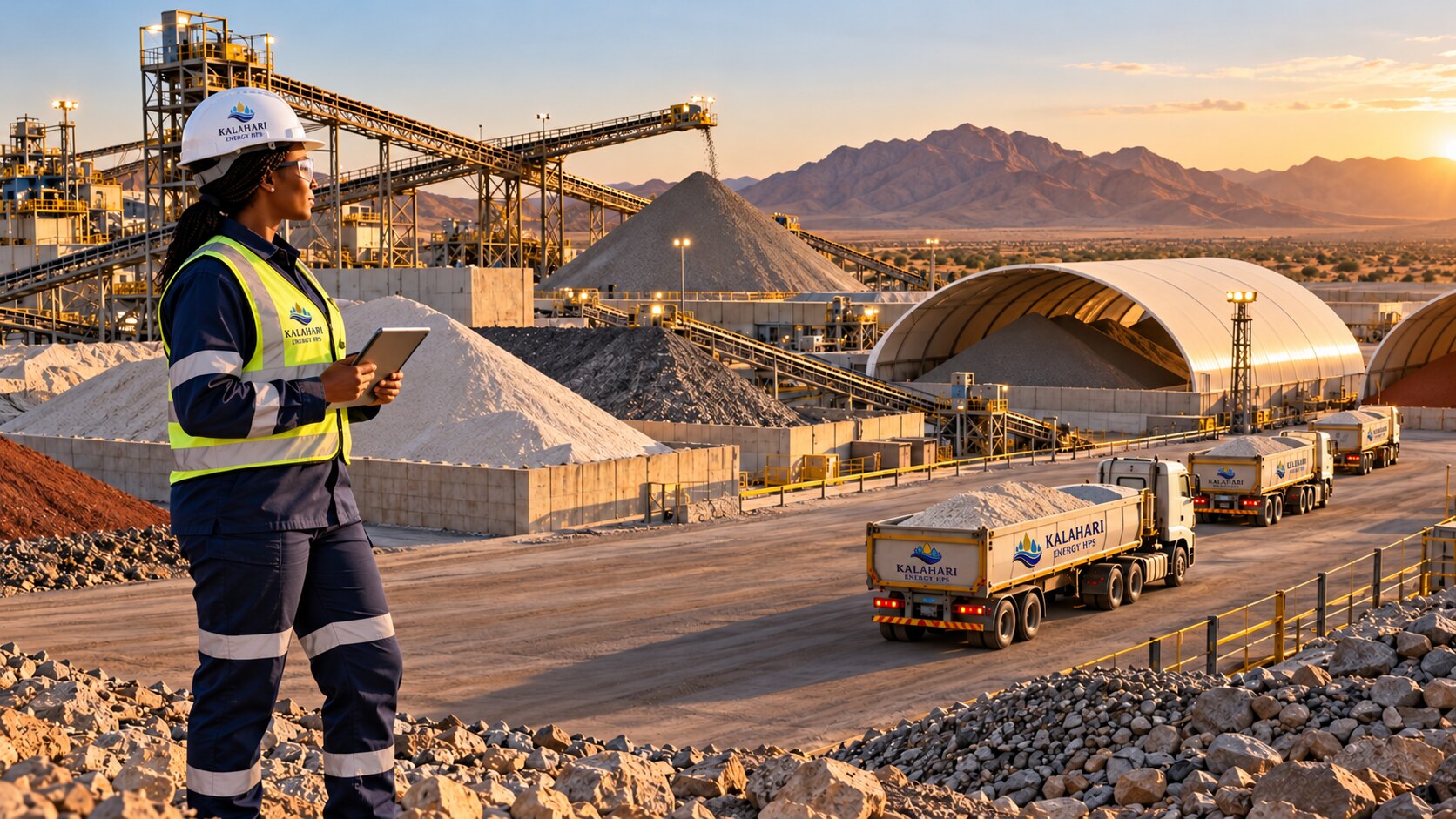 Mining commodities and industrial logistics operations